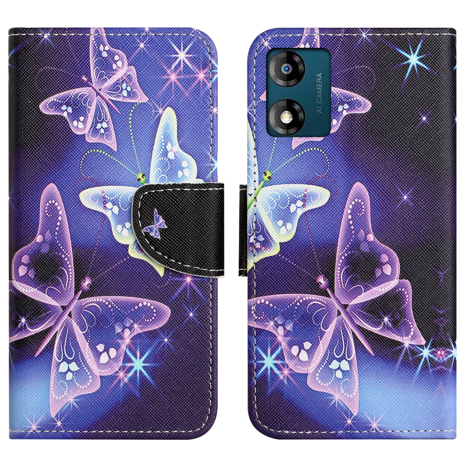Leather Case For Motorola Moto E13 4G Pattern Printing Flip Stand Wallet Phone Cover Leather Case For Motorola Moto E13 4G Pattern Printing Flip Stand Wallet Phone Cover